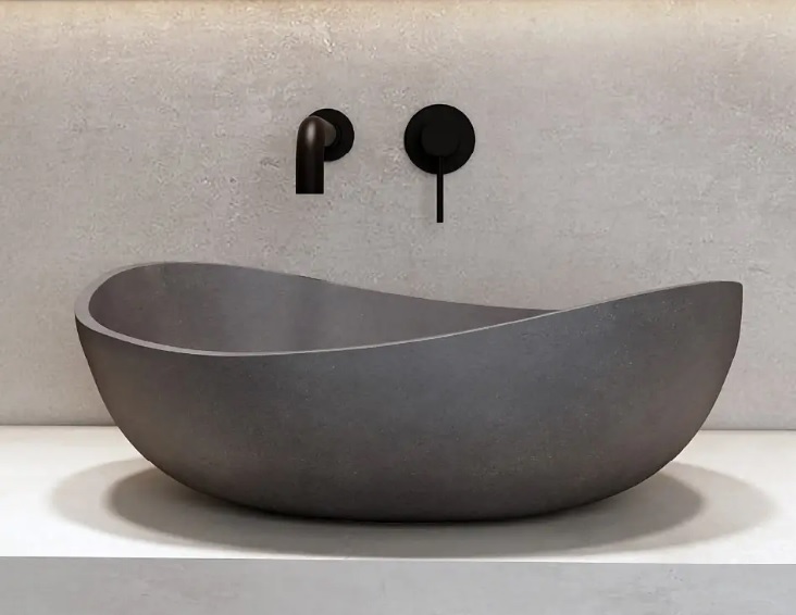 прекрасен финиш на сив мат мијалник