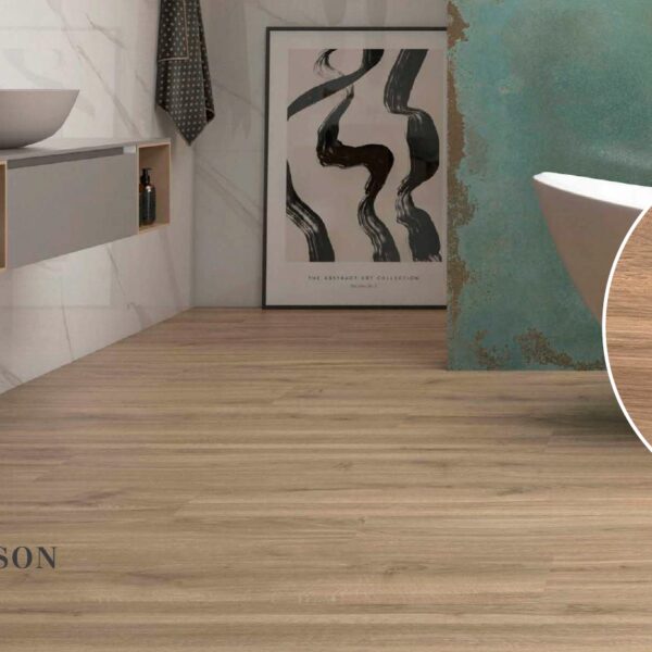 Подна порцеланска плочка налик на дрво